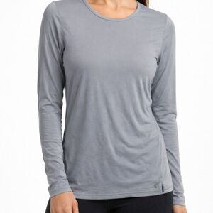 HangTen Costal Swim Days T-Shirt Women's Size S Periwinkle Swim/UPF 50+ Top